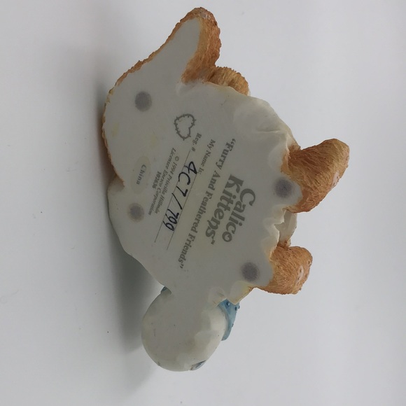 1994 Calico Kittens “Furry And Feathered Friends” 4c7/799 Small Collectible - Picture 6 of 6